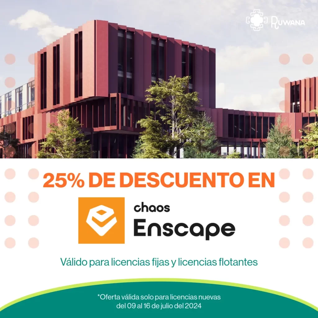 25% de descuento en Chaos Enscape.